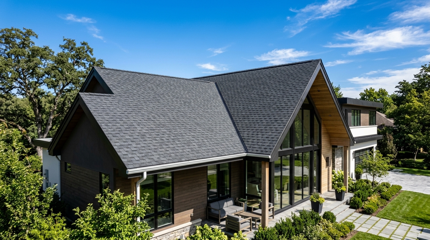 Shingle Roof Surface Background