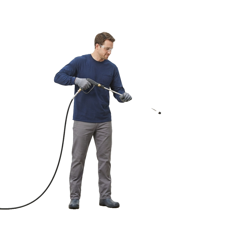 Deck Care Worker PNG Cutout